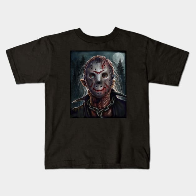 Jason Voorhees - Friday 13th Kids T-Shirt by AndreKoeks